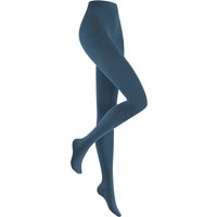 HUDSON Damen RELAX FINE  -  42/44 - Blickdichte Strumpfhose / Strickstrumpfhose mit hohem Baumwollanteil - Blue moon (Blau) Hersteller: Hudson Bestellnummer:4037381910662