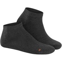 HUDSON Herren AIR PLUSH -  39/42 - Herren Sneaker Socken mit anatomisch geformter Plüschsohle - Grau-mel. (Grau) Hersteller: Hudson Bestellnummer:4037381863265