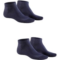 HUDSON Herren ONLY 2-PACK -  39/42 - Herren Sneaker Socken aus qualitativer Baumwolle im Doppelpack - Marine-mel. (Blau) Hersteller: Hudson Bestellnummer:4037381835842