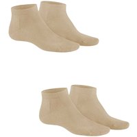 HUDSON Herren ONLY 2-PACK -  39/42 - Herren Sneaker Socken aus qualitativer Baumwolle im Doppelpack - Sisal (Hell Beige) Hersteller: Hudson Bestellnummer:4037381822903