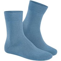 HUDSON Herren RELAX COTTON -  39/42 - Herren Kurzsocken für Baumwoll-Fans - Jeans-mel. (Blau) Hersteller: Hudson Bestellnummer:4037381888411