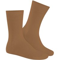 HUDSON Herren RELAX COTTON -  41/42 - Herren Baumwollsocken ohne Gummi - Barista (Braun) Hersteller: Hudson Bestellnummer:4037381896881