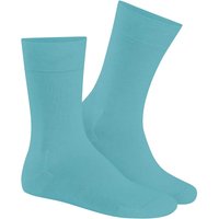 HUDSON Herren RELAX COTTON -  41/42 - Herren Baumwollsocken ohne Gummi - Breeze (Blau) Hersteller: Hudson Bestellnummer:4037381896829