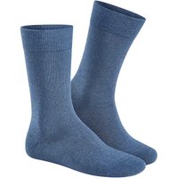 HUDSON Herren RELAX COTTON -  41/42 - Herren Baumwollsocken ohne Gummi - Marine-mel. (Blau) Hersteller: Hudson Bestellnummer:4004728398247