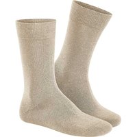 HUDSON Herren RELAX COTTON -  41/42 - Herren Baumwollsocken ohne Gummi - Sisal (Hell Beige) Hersteller: Hudson Bestellnummer:4003065032272