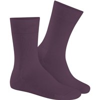 HUDSON Herren RELAX COTTON -  45/46 - Herren Baumwollsocken ohne Gummi - Granet Violet (Pink/Violett) Hersteller: Hudson Bestellnummer:4037381910884