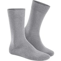 HUDSON Herren RELAX COTTON -  47/48 - Herren Baumwollsocken ohne Gummi - Silber (Grau) Hersteller: Hudson Bestellnummer:4004728398896