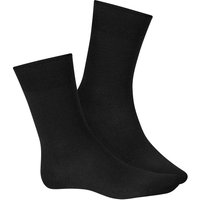 HUDSON Herren RELAX EXQUISIT -  41/42 - Herren Socken aus 97% feinster Baumwolle - Black (Schwarz) Hersteller: Hudson Bestellnummer:4037381314941