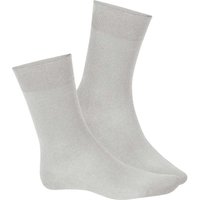 HUDSON Herren RELAX EXQUISIT -  43/44 - Herren Socken aus 97% feinster Baumwolle - Silber (Grau) Hersteller: Hudson Bestellnummer:4037381315122