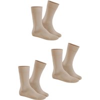 HUDSON Unisex SIMPLY³ 3-PACK -  35/38 - Unisex Socken im Dreierpack zum unschlagbaren Preis  - Beige-mel. (Dunkel Beige) Hersteller: Hudson Bestellnummer:4037381889579