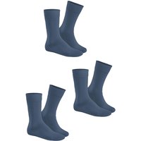 HUDSON Unisex SIMPLY³ 3-PACK -  35/38 - Unisex Socken im Dreierpack zum unschlagbaren Preis  - Marine-mel. (Blau) Hersteller: Hudson Bestellnummer:4037381889371