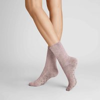 HUDSON Damen HOMEPADS   -  35/38 - Kuschelsocken mit Vollplüsch und Anti-Rutsch-Sohle - Pure-rose (Pink/Violett) Hersteller: Hudson Bestellnummer:4037381844554