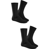 HUDSON Herren ONLY 2-PACK -  39/42 - Herren Socken mit Schurwolle im Doppelpack - Black (Schwarz) Hersteller: Hudson Bestellnummer:4037381824983