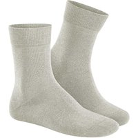 HUDSON Herren RELAX COTTON -  39/42 - Herren Kurzsocken für Baumwoll-Fans - Linnen (Hell Beige) Hersteller: Hudson Bestellnummer:4037381888435