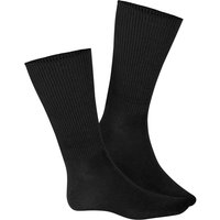 HUDSON Herren RELAX SOFT   -  39/42 - Druckfreie Herren Socken ohne Gummifäden - Black (Schwarz) Hersteller: Hudson Bestellnummer:4037381881580