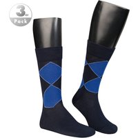 Burlington Herren Socken blau Baumwolle Gemustert Hersteller: Burlington Bestellnummer:4049508301826