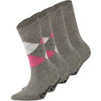 Burlington Kurzsocken Damen Socken Everyday Mix 4er Pack - Raute und Hersteller: Burlington Bestellnummer:4262467951875