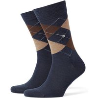 Burlington Kurzsocken Herren Socken EDINBURGH - Rautenmuster