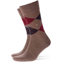 Burlington Kurzsocken Herren Socken EDINBURGH - Rautenmuster