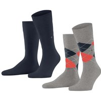 Burlington Kurzsocken Herren Socken Everyday 2er Pack - Rautenmuster Hersteller: Burlington Bestellnummer:4049508385130