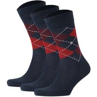 Burlington Kurzsocken Herren Socken PRESTON 3er Pack - Rautenmuster Hersteller: Burlington Bestellnummer:4262467952193