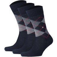 Burlington Kurzsocken Herren Socken PRESTON 3er Pack - Rautenmuster Hersteller: Burlington Bestellnummer:4262467952186