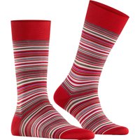 Falke Herren Socken rot Baumwolle Gestreift Hersteller: Falke Bestellnummer:4031309890296