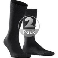 Falke Herren Socken schwarz Baumwolle unifarben Hersteller: Falke Bestellnummer:4043874491822