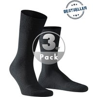 Falke Herren Socken schwarz Schurwolle unifarben Hersteller: Falke Bestellnummer:4004757459346