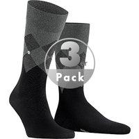 Burlington Herren Socken schwarz Baumwolle Gemustert Hersteller: Burlington Bestellnummer:4049508233196