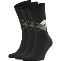 Burlington Kurzsocken Herren Socken 3er Pack - King