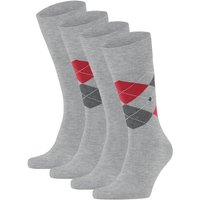 Burlington Kurzsocken Herren Socken Everyday 4er Pack - Rautenmuster Hersteller: Burlington Bestellnummer:4262467951240