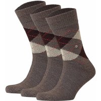 Burlington Kurzsocken Herren Socken PRESTON 3er Pack - Rautenmuster Hersteller: Burlington Bestellnummer:4262467952162