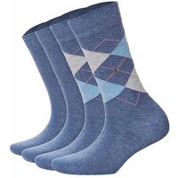 Burlington Kurzsocken Damen Socken Everyday Mix 4er Pack - Raute und Hersteller: Burlington Bestellnummer:4262467951882