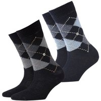 Burlington Langsocken Whitby Socken 2er Pack (2-Paar) Mit Karomuster im 2er 3er 4er Multipack Hersteller: Burlington Bestellnummer:4063499078147