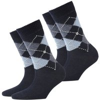 Burlington Langsocken Whitby Socken 2er Pack (2-Paar) Mit Karomuster im 2er 3er 4er Multipack Hersteller: Burlington Bestellnummer:4063499078130