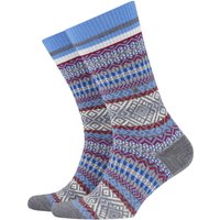 Burlington Socken aus Schurwollgemisch mit Streifen und Muster Hersteller: Burlington Bestellnummer: