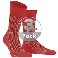 Falke Herren Socken rot Baumwolle Gemustert Hersteller: Falke Bestellnummer:NULL