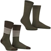 Hudson Basicsocken Plain 2-Pack (2-Paar) Herren Socken im Doppelpack Hersteller: Hudson Bestellnummer:4037381926977