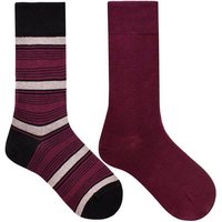 Hudson Basicsocken Streak 2-Pack (2-Paar) Modische Damen Socken im Doppelpack Hersteller: Hudson Bestellnummer:4037381908980